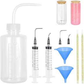 11 Pieces Snow Globe Tumbler Diy Kit Supplies, Snowglobe Cup Diy Tool