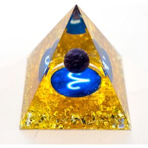 orgone zodiac chakra energy election pyramid crystal for health ، success & home decor