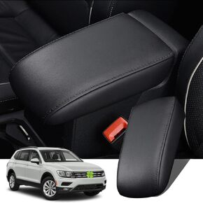 Ruiya 2025 XC60/2024 XC90 ARMREST COVER ، لعام 2025 فولفو XC60 ملحقات ناعمة غطاء ذراع الأذرع المريحة المتوافقة مع 2025 فولفو XC60/(2018 ~ 2024) فولفو XC90