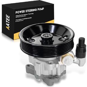 Power Steering Pump with Pulley For:-Mercedes-Benz C280 C43 AMG CLK320 CLK430 CLK55 AMG E320 E430 E55 AMG SL500 SLK320 1998-2004 2.8L 4.3L 3.2L 5.5L 5.0L V6 V8 0024661201 (1 Pack)