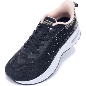 Autper Womens Wide Toe Box Shoes Air Athletic Slip on Tennis Sneakers خفيفة الوزن واسعة العرض أحذية تجريب للنساء