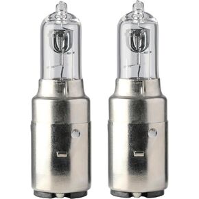 Flosser Halogen BA20d 25/25W 392380 H6 S2 Headlight Bulbs Replacement Scooter ATV UTV (Pack of 2) Made in Germany