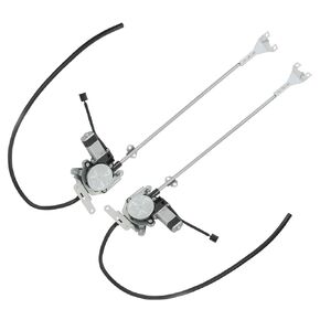 Power Window Regulator with Motor Compatible with Freightliner Argosy 1999-2011 Century Class 2003-2011 Columbia Coronado 2005-2010 Front Left and Right Side