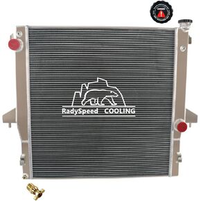 3 صفوف من الرادياتير لعام 2003-2009 دودج رام 2500 3500 4500 5.9 6.7L DPI2711 L6 Diesel-Radiator متوافق مع 03-09 Dodge Ram 5.9L 6.7L Cummins Diesel2500 3500