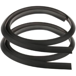 2Pcs Universal Car Side Fender Flares Wheel Eyebrow Arch Rubber Protector Mudguards,Black,1.5M