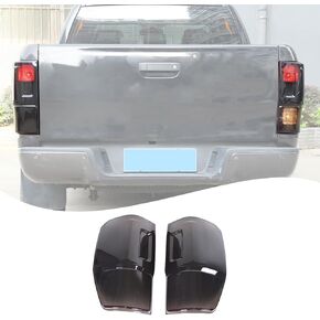 Lcojicep Car Rear Tail Light Cover Tail Lamp Shell Shade Compatible with Ford Ranger 2015-2022 ABS Taillight Shell Trim Cover Smoked Tail Light Lamp Cover Trim Protect Frame Decorative Accessories