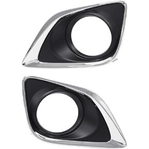ApplianPar 2Pcs Front Driver and Passenger Side Fog Light Cover for Venza 2013 2014 2015 2016