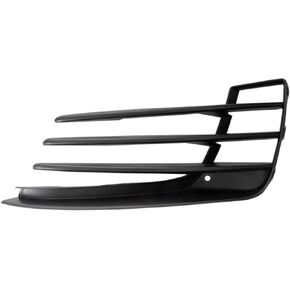 TRQ Left Outer Fog Light Hole Cover Black Drivers Side Compatible with 2015-2017 Volkswagen GTI VW1038138