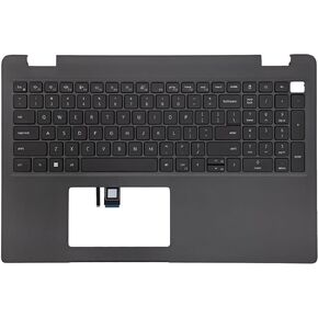 Replacement Upper Case Palmrest for Dell Latitude 15 3540 E3540 Series Laptop Top Cover Backlit Keyboard Assembly DVR0W 0DVR0W Gray