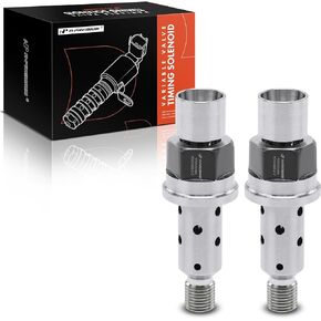 A-Premium 2-PC Engine Variable Valve Timing (VVT) Solenoid Compatible with Mercedes-Benz W203 Series C230 2003 2004 2005 1.8L
