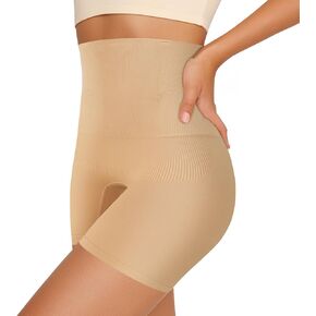 Women's High Waisted Underwear Tummy Control Cotton Shapewear Girdle Body Shaper Full Coverage for Women Panties