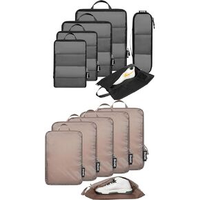 BAGAIL 12 Set Ultralight Compression Packing Cubes