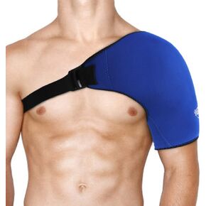 Hilph Shoulder Ice Pack Wrap Sleeve for Trapezius & Rotator Cuff Cold Therapy with Targeted Double-Layer Gel, Reusable Gel Cold Pack for Shoulder & Arm Pain Relief, Better Putting On & Off, Large