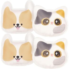 Boo Boo Ice Packs, Kids Ice Pack, Relieve Joints, Fever, Teething Pain, Reusable, Shaped Ice Pack, Hot and Cold Compress Ice Packs