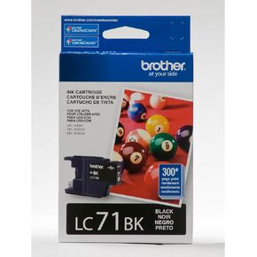 Brother Printer LC71BK Standard Yield Black Ink