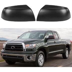 Compatible with Toyota Tundra Mirror Cover Replacement 2007-2021,2nd Gen Tundra Side Mirror Caps for Left Driver & Right Passenger Side,Replace 879450C040C0,879150C060C0,Glossy Black,1 Pair