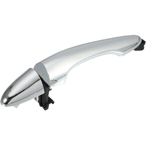 ACROPIX Rear Left Side Car Exterior Door Handle Fit for Kia Sportage 2011-2016 826513W010 826523W010 - Pack of 1 Silver Tone