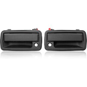 2PCS Exterior Door Handle Front Driver Passager Side, Outside Left Right Handle, Compatible with 1994-2005 Chevrolet S10 Blazer GMC Sonoma 96-20 Isuzu Hombre 96-04 Oldsmobile, Replaces# 77125 15647661