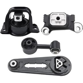 محرك المحرك ومجموعة Mount Kit متوافقة مع NV200 2013-2021 & City Express 2015-2018 2.0L L4 Engine ، OE A4323 112101FC0A A4309 112201KF0A A4318 113609SF0A A4358 113503LM0A مجموعة 4