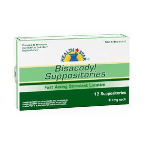 Bisacodyl Suppositories 10mg, Fast-Acting Laxative for Constipation Relief Rectal Suppository for Adults- Stool Softener Medicated Suppositories- Daily Stimulant Laxative (12 Count)