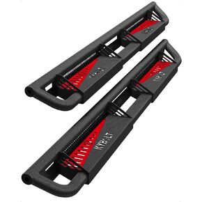 6.5 Inches Running Boards Compatible with 2015-2023 Ford F-150 SuperCrew Cab (4 Full-Size Doors), 2017-2022 Ford F-250 F-350 Super Duty Crew Cab Stainless Steel Side Steps Nerf Bars