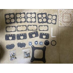 37-485 Carburetor Rebuild Kit Fit for Holley 4 Barrel Gasoline Double Pumper Carburetors (Models 4150, 600, 650, 700, 750, 800, 850 CFM)