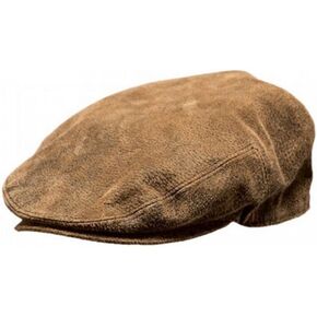 Outback Trading Company Men's Trading 14834 Ascot Cotton-Lined Leather Cap