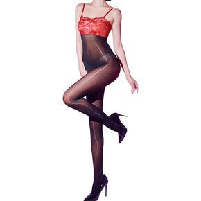 Body Stockings For Women Sexy Adjustable Suspenders Bodystocking Lace Full Body Stocking Oil Shiny Body Suit Lingerie Sexy