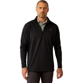 ARIAT Mens Hex Silver Sconce 1/2 Zip Pull Over