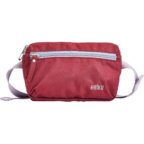 Haiku Hopper | Waist, Hip, Fanny Pack, Belt Bag Purse | with adjustable belt Clip | Black in Bloom