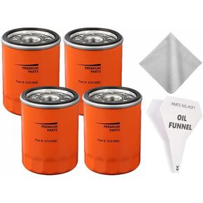 070185ES Oil Filter With Oil Funnel Fit For Ge-nerac GT Series V-Twin Outdoor Air Cooled Engines Home Standby RV Portable Generators