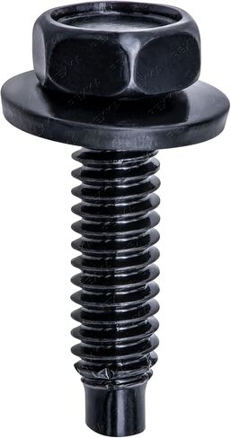 Rexka 25pcs 1/4 "-20 × 1" Hex Hex Sem Dog Point Fender Door Doal Bodance Bodance Workers 6025329 لـ Chrysler GM Ford Dakota ، Durango ، Grand Cherokee ، RAM 1500 ، RAM 2500 ، RAM 3500 ، VIPER in Kuwait