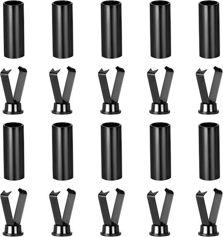 10 Sets Shoelace Tips, Alloy Aglet Shoe Lace End Tips Hoodie String Ends Cylindrical Tip Replacement for Shoes Clothes in Saudi Arabia