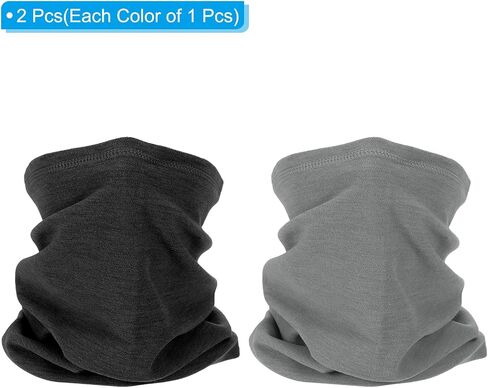 PATIKIL Winter Neck Warmer, Windproof Neck Gaiter Cold Weather Scarf Face Covering, Ski Gaiter for Men Women in Saudi Arabia