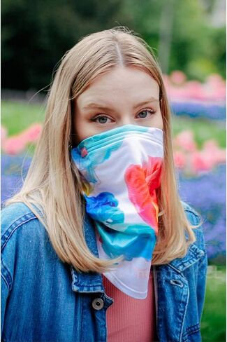 nanoSPACE Neck Gaiter Thin, Breathable Micro-Mesh® with Nanosilver® membrane 97-99.9% filter efficiency in Saudi Arabia