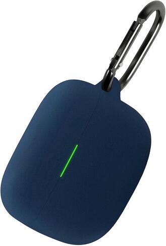 Geiomoo Silicone Case Compatible with Sony LinkBuds S, Protective Cover with Carabiner (Black) in Saudi Arabia
