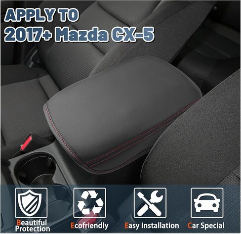 Ruiya 2025 XC60/2024 XC90 Armrest Cover,for 2025 Volvo XC60 Accessories Soft Comfy Thicken Armrest Lid Cover Compatible with 2025 Volvo XC60/(2018~2024) Volvo XC90 in Saudi Arabia
