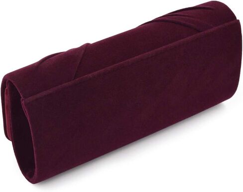 Elegant Rhinestone Bow Front Velvet Clutch Evening Bag Handbag in Saudi Arabia