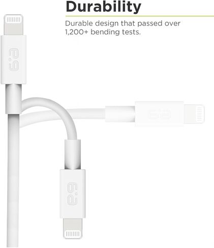 كابل PureGear USB C إلى Lightning (4 أقدام، أسود)، كابل معتمد من MFi لأجهزة iPhone 14 Pro Max/14/13 Pro Max/13/12 Pro Max/12/11 Pro Max/11/X/XS/SE/AirPods Pro ‎يدعم توصيل الطاقة بسلك شحن سريع in Saudi Arabia