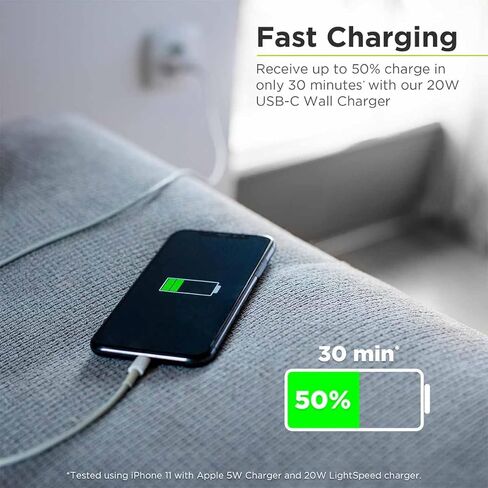 كابل PureGear USB C إلى Lightning (4 أقدام، أسود)، كابل معتمد من MFi لأجهزة iPhone 14 Pro Max/14/13 Pro Max/13/12 Pro Max/12/11 Pro Max/11/X/XS/SE/AirPods Pro ‎يدعم توصيل الطاقة بسلك شحن سريع in Saudi Arabia