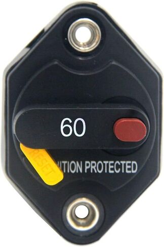 ZOOKOTO 12V-32V DC 50A Circuit Breaker Fuse Inverter with Manual Reset Button for Auto Truck RV Marine Trailer Waterproof 50Amps in Saudi Arabia