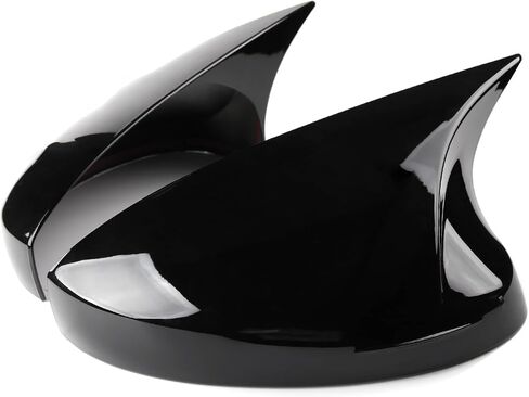 2 Pack ABS Plastic Mirror Covers Outside Mirror Protective Trim for 11th Gen Honda Civic 2022 2023 2024 2025 Accessories - (Carbon Fiber Style) in Saudi Arabia