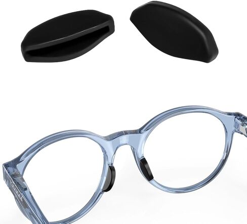 Replacement Nose Pads for Oakley Frogskins Range OO9284/Frogskins Hybrid OO9289/Side Swept OO9445/Spindrift OO9474/Top Knot OO9434/Wildrye OO9230, Black Small Size Nose Piece in Saudi Arabia