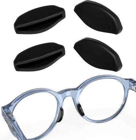 Replacement Nose Pads for Oakley Frogskins Range OO9284/Frogskins Hybrid OO9289/Side Swept OO9445/Spindrift OO9474/Top Knot OO9434/Wildrye OO9230, Black Small Size Nose Piece in Saudi Arabia