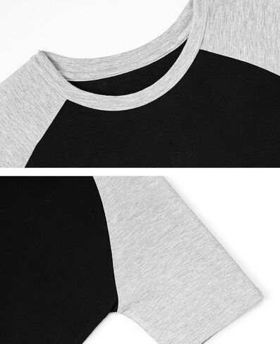 HEAVYWOOD Mens Nightshirt Pajamas Short Sleeve Nightgown Sleepwear Big&Tall Sleep Shirts in Saudi Arabia