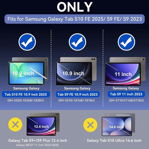 حافظة كانتيس لهاتف سامسونج جالاكسي تاب S10 Lite/S10 FE/S9 FE 5G 10.9/S9 11 بوصة in Kuwait