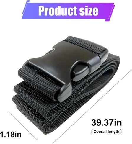 39 Inch Car Battery Tie Down Straps, Adjustable Battery Box Straps with Quick Release Buckle, Auto Hold Down Strap Accessories for Cars Trucks SUVs Boats (1PC) in Kuwait