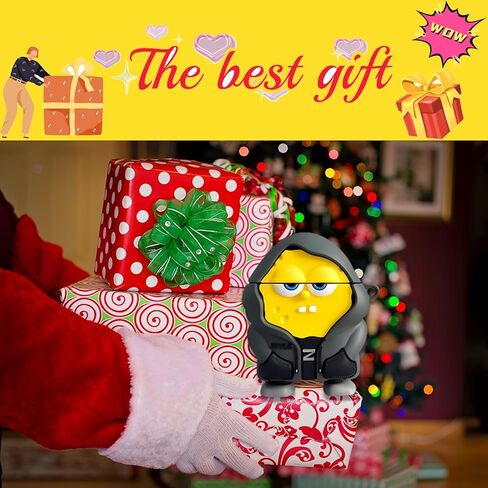 AirPods 3rd Generation Case Cover 2021,Cute Funny Kawaii Cool Design Fashion Cartoon Case for Apple Airpods 3 gen Soft Silicone Case with Cleaner kit,Keychain and Lanyard for Boys Girls Kids. in Kuwait