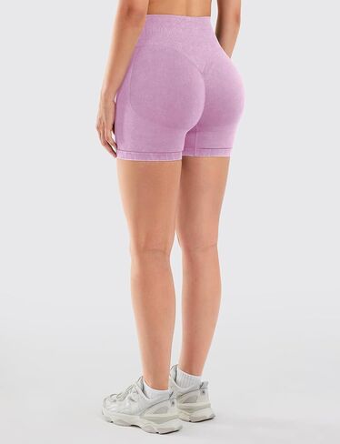 voyjoy نساء سراويل سراويل سراويل القصيرة عالية الخصر Scrunch بعقب رفع الجيم راكب الدراجة النارية شورتات تجريب الصالة الرياضية in Kuwait