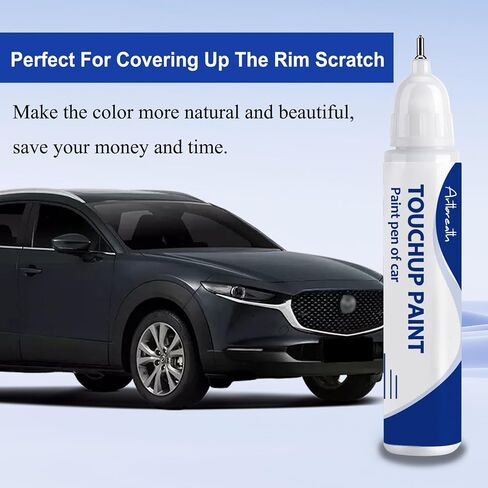 Snowflake White Pearl Mica(25D) Touch Up Paint for Mazda-Exact Match–Chips and Nicks Car Paint Scratch Repair Kit Automotive Paint Pen for CX-5/CX-30/CX-50/CX-70/MAZDA3 SEDAN/HATCHBACK in Saudi Arabia